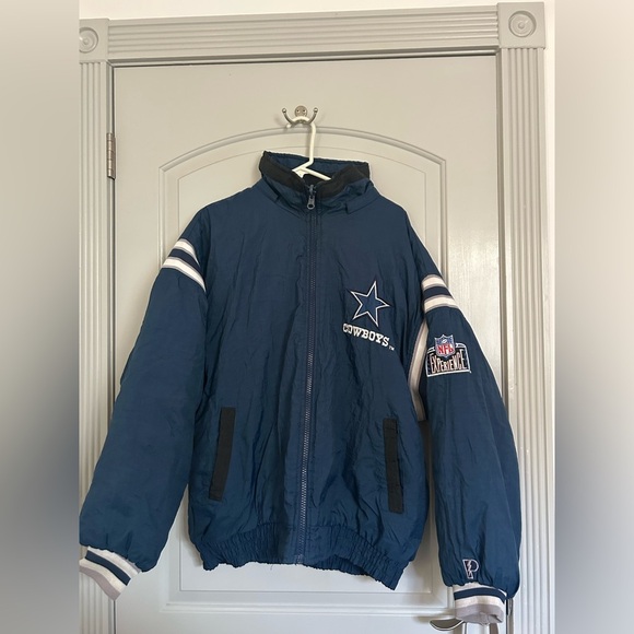 Dallas Cowboys NFL Vintage 90s Pro Player Reversible Jacket L - Picture 1 of 15
